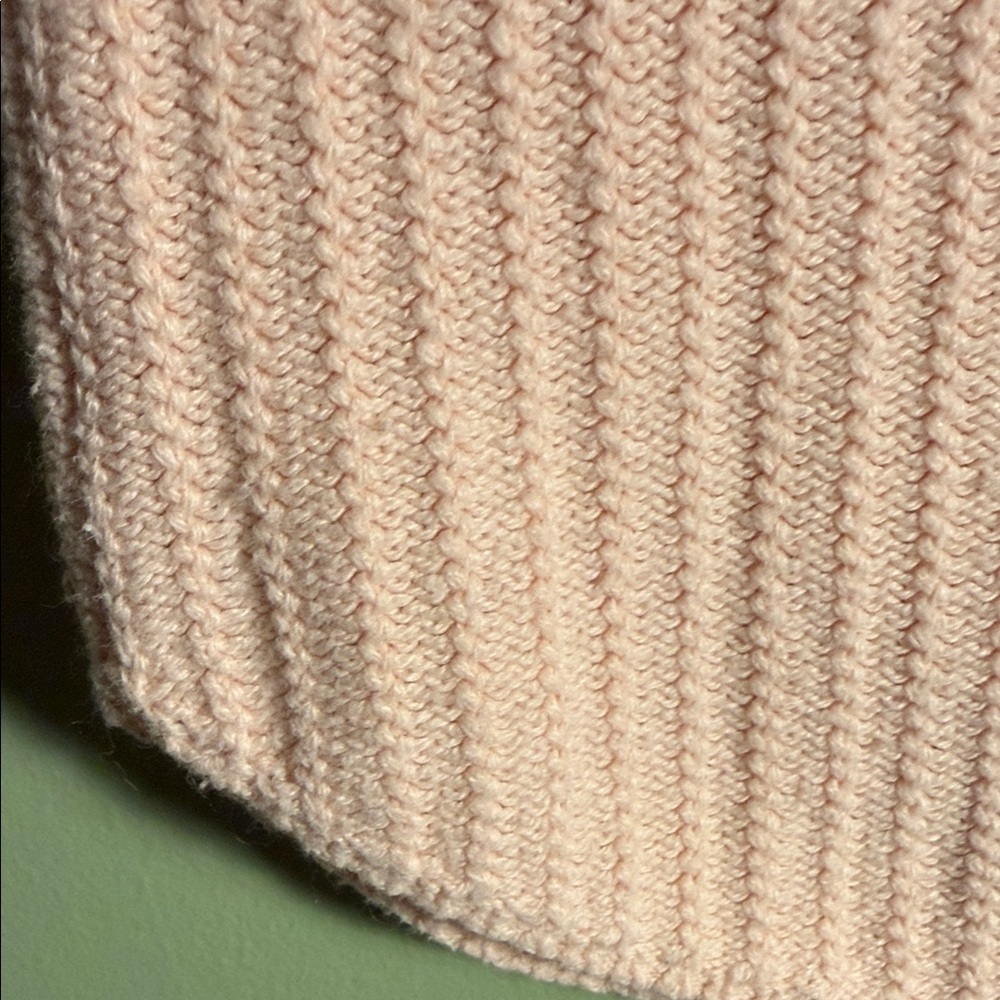 LOFT Women's Pink Textured Sweater - Picture 9 of 9